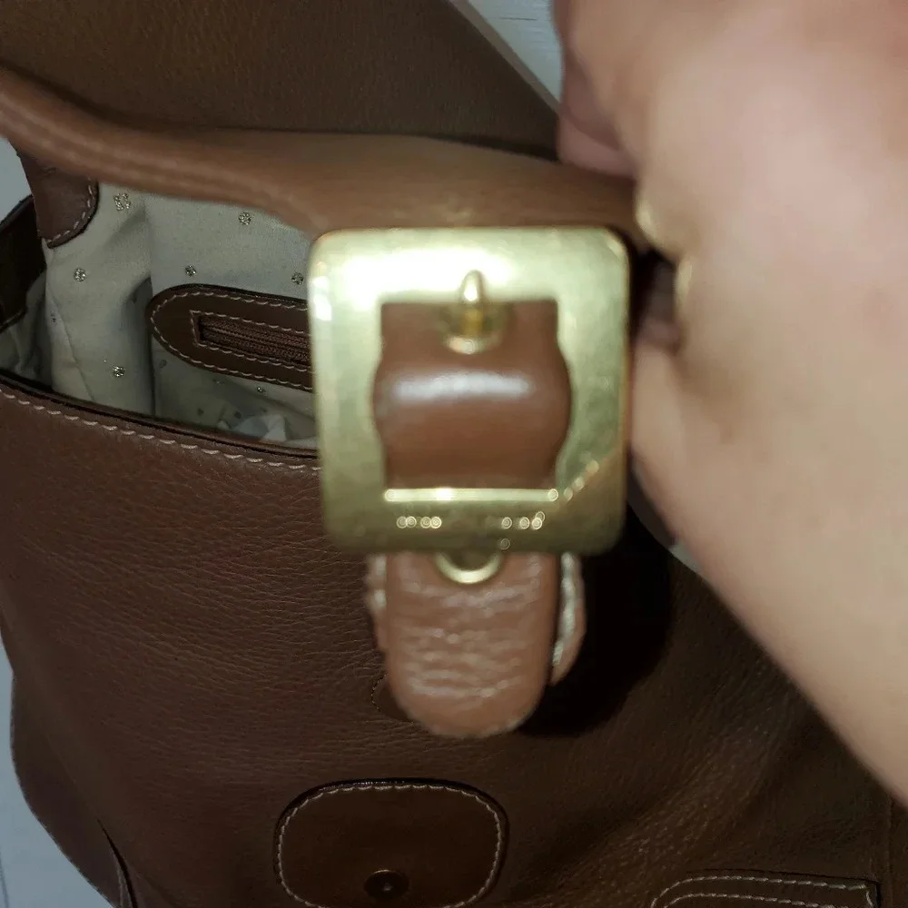 kate spade Brown Leather Satchel Shoulder Bag